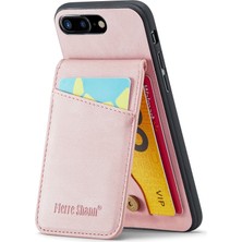 Xstep Case Xstepcase Apple iPhone 7 Plus 5.5 / 8 Artı 5.5 Telefon Kasası Kickstand Pu Deri Tpu Kart Tutucu ile Kapak (Yurt Dışından)