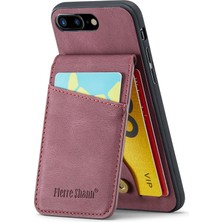 Xstep Case Xstepcase Apple iPhone 7 Plus 5.5 / 8 Artı 5.5 Telefon Kasası Kickstand Pu Deri Tpu Kart Tutucu ile Kapak (Yurt Dışından)