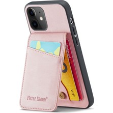 Xstep Case Xstepcase Apple iPhone 12/12 Pro 6.1 Kart Yuvaları Kickstand Pu Deri+Tpu Kılıfı (Yurt Dışından)