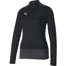 Puma Teamgoal 23 1/4 Zip Top W Kadın Futbol Uzun Kollu Antrenman Üstü 65693703 Siyah