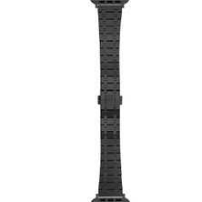 AktarMobile Apple Watch 6 Se 5 4 3 2 1 - 44 / 42 mm Uyumlu Metal Kordon Luxury Paslanmaz Çelik Kayış