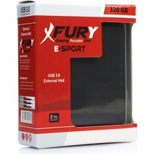 Fury E-Sport 320 GB Harici Disk - Taşınabilir Disk - Taşınabilir Harddisk- Type-c (PC-TV-ANDROİD UYUMLU)