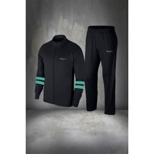Poseidon Storm Erkek Siyah Rahat Supra Penye Tasarım Eşofman Takımı S 3xl