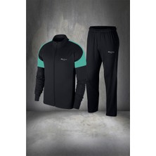 Poseidon Storm Erkek Siyah Supra Penye Üst Alt Eşofman Takımı S 3xl