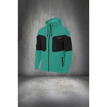 Poseidon Storm Erkek Su Yeşili Supra Penye Cepli Rahat Iki Parça Eşofman Takımı Seti S 3xl