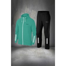 Poseidon Storm Erkek Su Yeşili Supra Penye Iki Parça Sporcu Antrenman Seti S 3xl