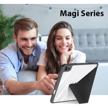 Ason Plus Dux Ducis iPad Pro 11 2022-2021-2020-2018 Kılıf Magi Series Kalem Tutuculu Uyku Modlu Kapaklı Kı