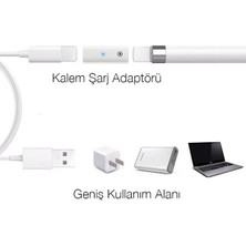 Ason Plus Ally Dişi Lightning To Lightning Dönüştürücü Apple Pencil Kalem Şarj Adaptörü