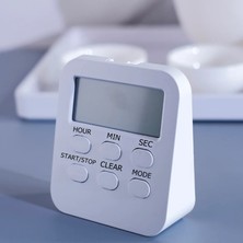Masa Üstü Akıllı Mini Kronometre Programlanabilir Süre Ölçer Mıknatıslı Buzdolabı Kronometresi