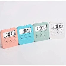 Masa Üstü Akıllı Mini Kronometre Programlanabilir Süre Ölçer Mıknatıslı Buzdolabı Kronometresi