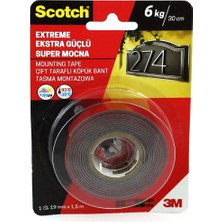 3m 4002 Extra Güç Montaj Bandı 19 mm 1.5