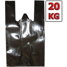 Ofis Turka Atlet Poşet Siyah Battal Boy 35X70 cm ( 20 kg )