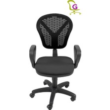 Egesit Ofis Fileli Çalışma Koltuğu Lima Kırmızı Renk Lima