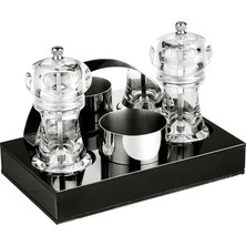 Biradlı Dörtlü Akrilik Menaj Set