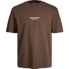 Jack & Jones Jorvesterbro Kesim Tişört Erkekler İçin Pamuklu Beyaz Renk 12240121
