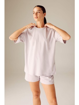 DeFactoFit Comfort Fit Bisiklet Yaka Slogan Baskılı Sporcu Kısa Kollu Tişört Z6695AZ23SM