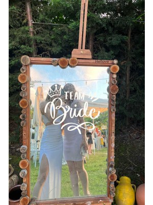 Hellove Bride To Be Yazısı Ayna Cam Sticker Team Bride Sticker  Aksesuar Iz Bırakmaz Kolay Yapışır