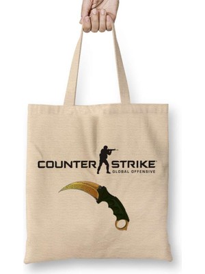 Humuts Bez Çanta Uzun Saplı