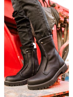 Chekich CH027 Cilt St  Erkek Bot Koyu Kahve