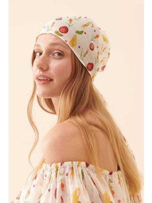 ROMAN Desenli Eşarp Standart Renk Y2384107_089