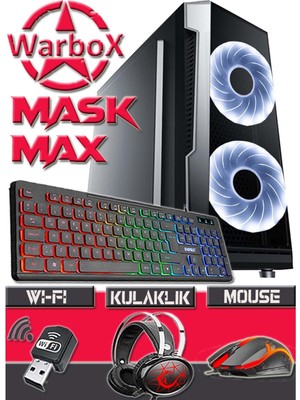 Warbox Mask Max I7 860 16GB Ram  256GB SSD  R7 240-4GB E.kartı Oyuncu Bilgisayar