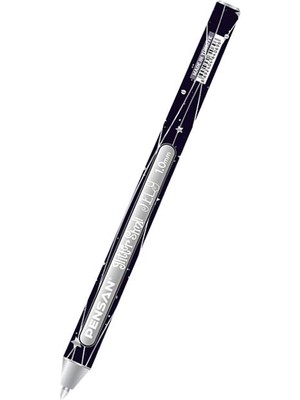Pensan Jel Kalem Gümüş 1.0 mm 1 Adet Gümüş Renk Jel Kalem Silver Gri Mürekkepli Gel Kalem Zarf Davetiye Kalemi