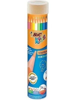 Bic Evolution Kuru Boya Kalemi 12+1 Renkli Kalemler Kız Çocuklar İçin Eğlenceli Çizim Seti