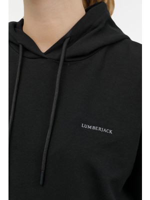 Lumberjack W-SN80 Basıc 3fx Siyah Kadın Sweatshirt