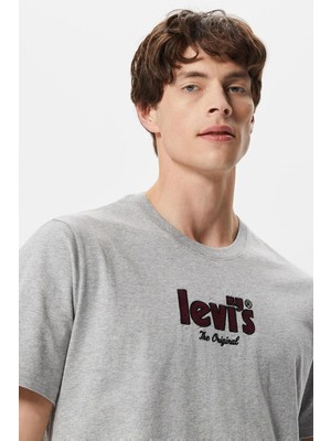 Levi's Erkek Gri T-Shirt - A2082-0108
