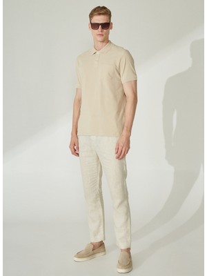 Altınyıldız Classics Koyu Sarı Erkek Polo T-Shirt 4A9000000002