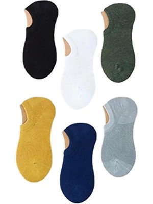 Black Arden Socks Görünmez 6'lıspor Ayakkabı Çorabı