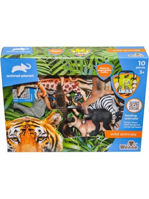 Vardem SH-D5801 Kutulu 10 Parça Vahşi Hayvan Seti - Vardem Oyuncak