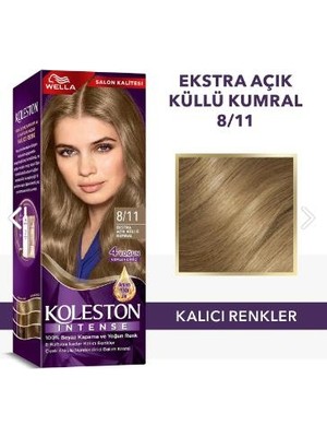 Wella Koleston Intense 8/11 Ekstra Açık Küllü Kumral