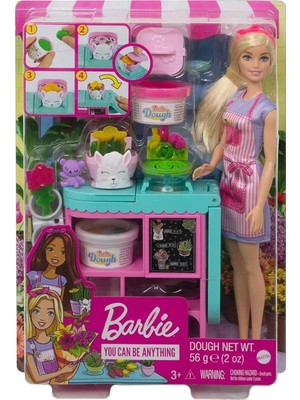 Barbie Çiçekçi Bebek ve Aksesuar Seti GTN58 – Çocuklar için Yaratıcı ve Eğlenceli Rol Oyunları