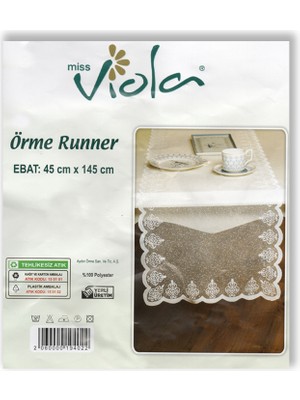 Vıola Örme Runner 45 x 145 cm