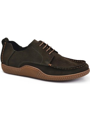 Freefoot 215340 Nubuk Haki Yazlık Ayakkabı