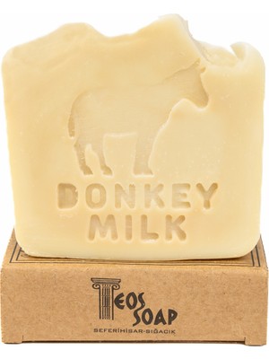 Teos Soap Doğal El Yapımı Zenginleştirilmiş Eşek Sütü Sabunu - 180 gr %90 Daha Yoğun