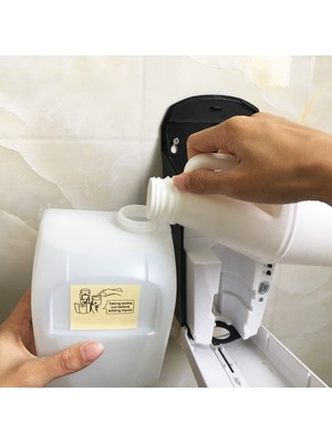 Go Sensör 1000Ml Otomatik Sensörlü Sıvı Sabunluk Ve Dezenfektan Makinası Lavabo Şampuanlık Dezenfektanlık