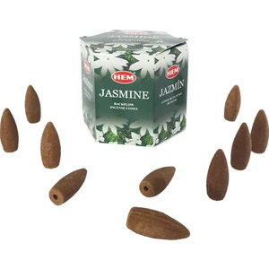 Hediye Kesesi Yasemin (Jasmine) Geri Akış Şelale 10'lu Tütsü Mumu