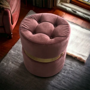 Yaren Home Desing Puf Lüx Silinebilir Kumaşlı Kapitoneli