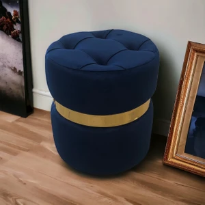 Yaren Home Desing Puf Lüx Silinebilir Kumaşlı Kapitoneli