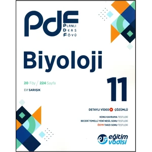 Eğitim Vadisi Yayınları 11.Sınıf Biyoloji PDF (Planlı Ders Föyü)