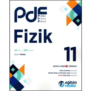 Eğitim Vadisi Yayınları 11.Sınıf Fizik PDF (Planlı Ders Föyü)