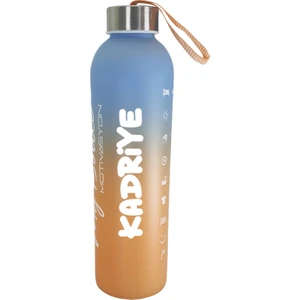Kişiye Özel Renkli 750 ml Motivasyon Cam Su Matarası HK2708