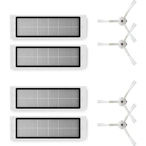 Xiaomi Vacuum Cleaner SDJQR02RR Uyumlu Yedek Hepa Filtre Yan Fırça -8 Parça