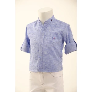 Doctor Junior Hakim Yaka Erkek Çocuk Keten Spor Gömlek