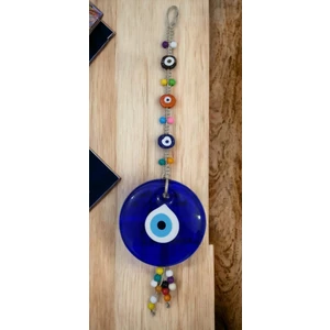 Erdoğan Hobi Nazar Süs Cam Nazar Boncuğu Otantik Hediyelik 13CM Nazarlık Süs Bahçe Süs Balkon Süs Duvar Süs