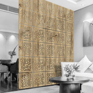 Lazer Kesim Sarkıt Paravan, Ahşap Seperatör, Panel Levha Seti