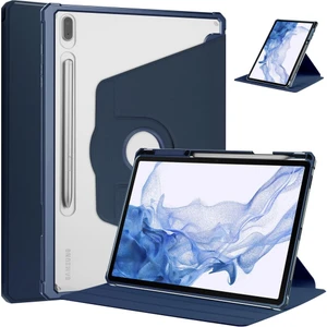 Samsung Galaxy Tab S7 Fe Lte T737 T736 T733 T730 Kılıf Termik Kalem Bölmeli Dönebilen Standlı Kılıf