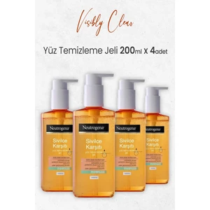 Visibly Clear Yüz Temizleme Jeli 200 Ml X 4 Adet